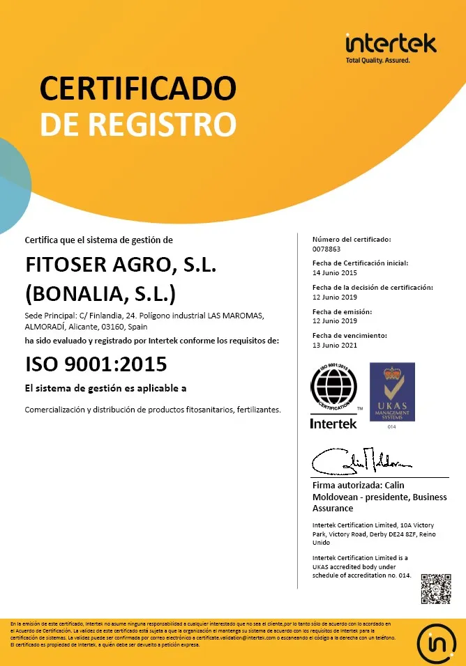 certificado iso 1